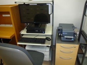 デジタルフィルムスキャナーと専用PC画像